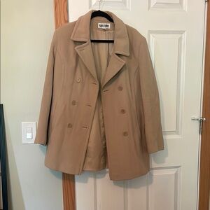 Marvin Richards Classic Beige Pea Coat